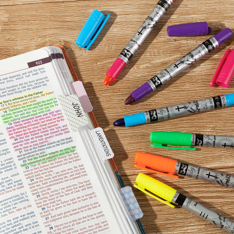 Mr. Pen Fine Liners And Pens Highlighters No Bleed For Bible Journaling Kit